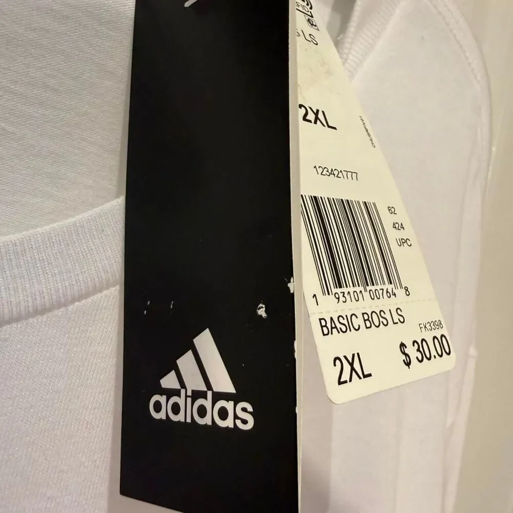 Adidas Men's White T-shirt XXL